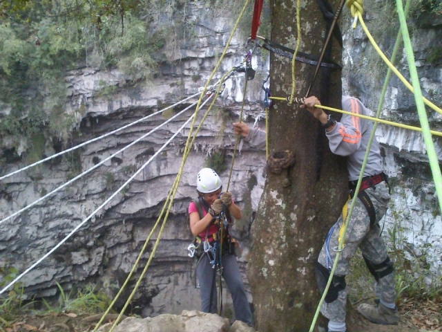 Montaje para el rappel